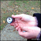 A micro cache - 35mm film pot