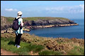 Pembrokeshire coast path in wales