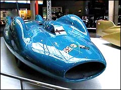 Bluebird in the land speed record section at Beaulieu
