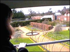 A view of the Beaulieu gardens from the monorail