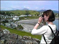 Criccieth view from the castle