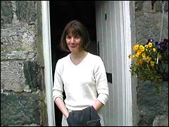 Leaving the cottage after the Snowdonia holiday