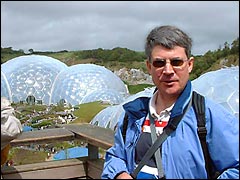 Outside the Eden Project in Cornwall