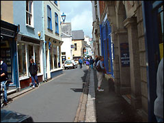 South Street in Fowey, Cornwall