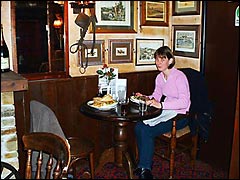 Dining in the Borough Arms, Bodmin