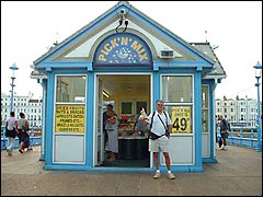 Eastbourne pier pick 'n' mix