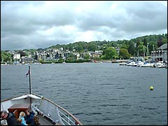 Docking at Bowness-on-Windermere in Cumbria