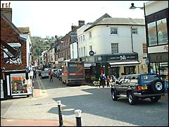 Cliffe High Street in Lewes in Sussex