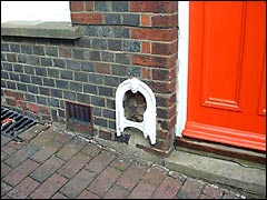 'Shoe scrapers', a relic from bygone times in Lewes