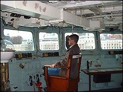 HMS Belfast - navigational bridge