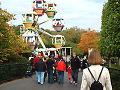 The kiddies Ferris Wheel ride in My Town at Legoland in Windsor