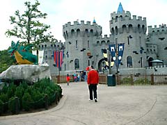 Castleland at Legoland, home of the Dragon Coaster