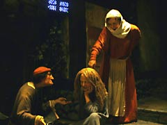 More pilgrims gossiping at the Canterbury Tales