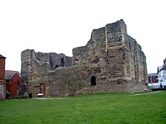 Canterbury Castle, or what's left of it