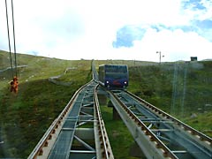 Passing point on the Cairn Gorm Mountain Railway