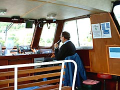 Commentary on the Loch Ness tour boat