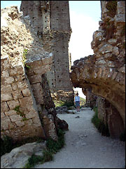 The ruins of Corfe Castle