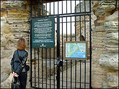 Camber Castle gates
