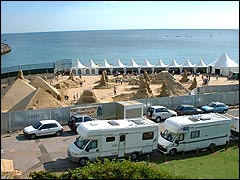 The sand sculpture village created nr Brighton Marina in 2005