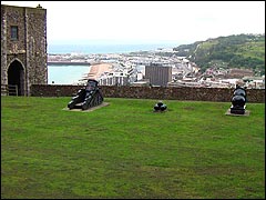 A good vantage point at Dover Castle