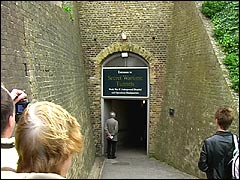 Dover Castle: Secret Wartime Tunnels entrance