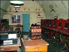 1940s telephone exchange in the underground tunnels