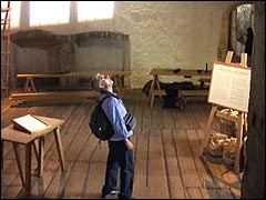 Uninspiring exhibits in Dover Castle's Keep