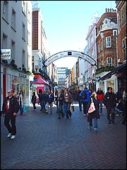 Carnaby Street in London's Soho