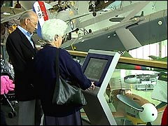 Interactive display at Hendon's RAF Museum