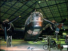 Wellington bomber in the Bomber Hall at the RAF Museum, Hendon