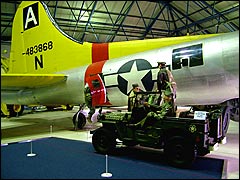 Air crew boarding the B17, RAF Museum Hendon