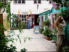 Glastonbury's many shops selling arts, crafts, gifts crystals, herbs, candles and incense