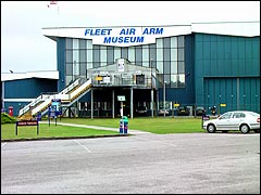 Outside the Fleet Air Arm Museum at RNAS Yeovilton
