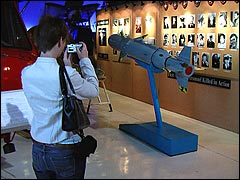 Taking a pic of a missile at Fleet Air Arm Museum