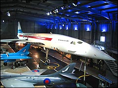 Concorde at the Fleet Air Arm Museum in Somerset