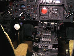 Looking at Concorde's cockpit