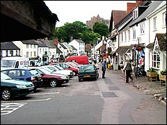 West Country town of Dunster in Somerset