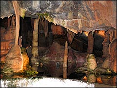 Cox's cave at Cheddar Gorge in Somerset