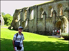 Some of the old ruins at Glastonbury Abbey