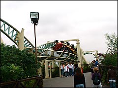Colossus in the Lost City area at Thorpe Park
