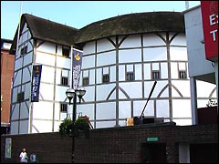 Outside view of Shakespeare's Globe Theatre