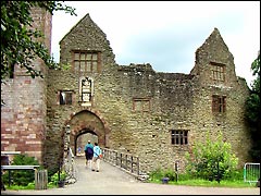 Ludlow Castle entrance