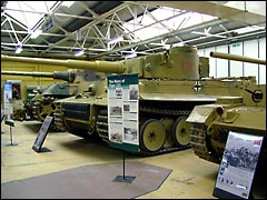 The Tiger Tank section at Bovington Tank Museum