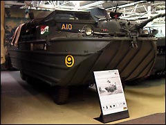 Bovington Tank Museum: Sherman DUKW amphibious vehicle