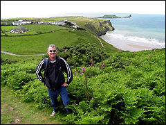 The view and a prehistoric remain on Rhossili Down!