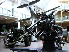 Large guns at the Imperial War Museum