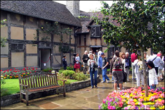 The garden at Shakespeare's Birthplace