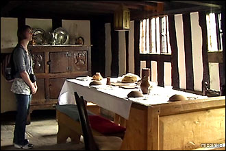 Inside Mary Arden's Farmhouse at Wilmcote