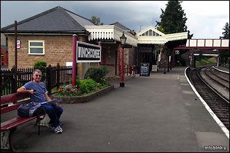 Winchcombe station on the Gloucestershire Warwickshire Railway