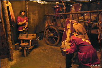 Medieval times depicted at Warwick Castle